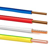 Провод установочный ПуВ 1x2,5 ГОСТ белый картинка 